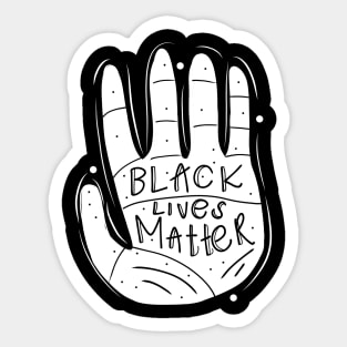 Black lives matter Sticker